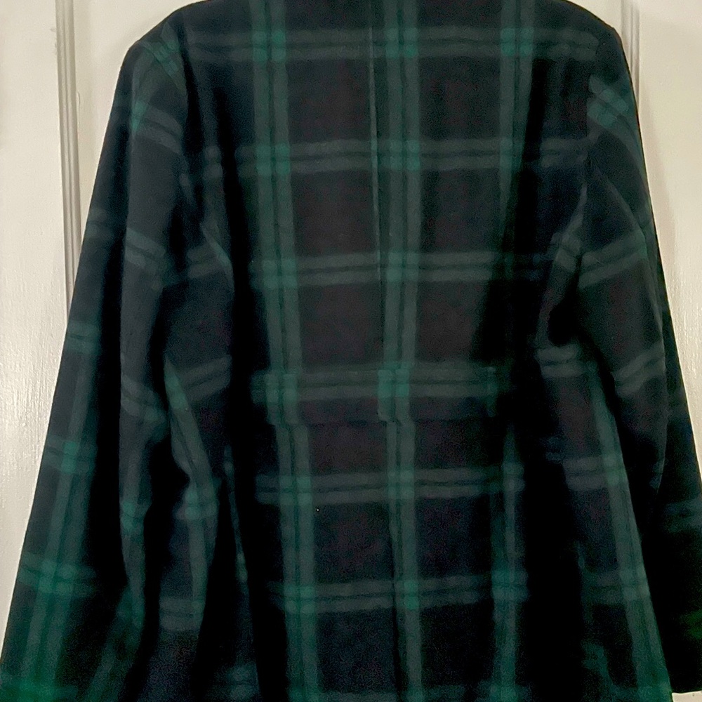 Old navy Black Watch women’s wool P-coat